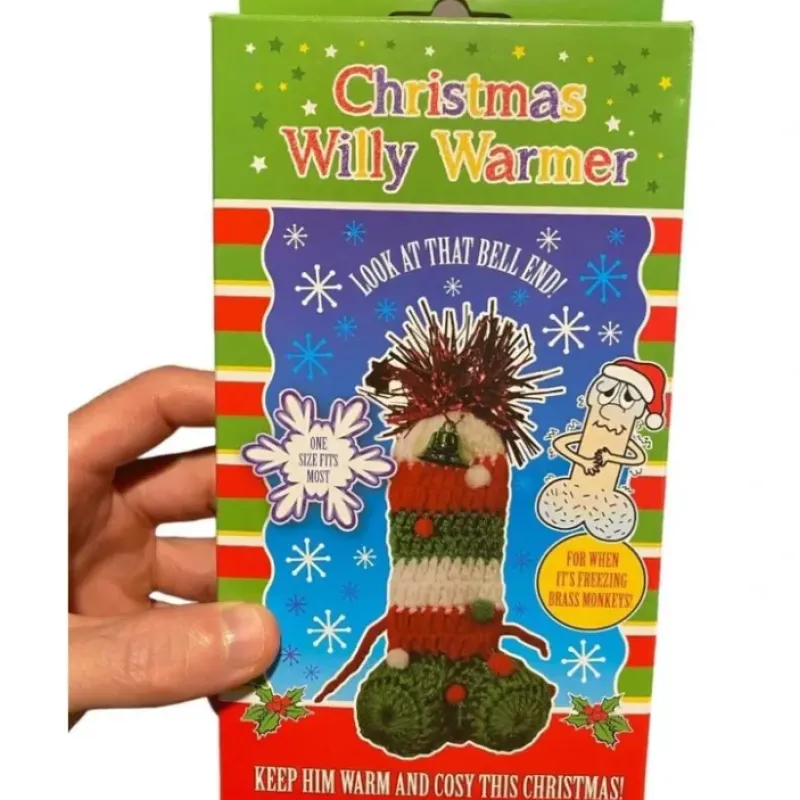 Egpull<CHRISTMAS HOLIDAY Decoration Willy Warmer Weener Sock - GaG Gift Joke - Miniature Marvels: Airplane Models & Painted Dice