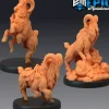 Miniature<Climbing Rams - Miniature Marvels: Airplane Models & Painted Dice