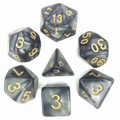 Shop All*Coal Dice 7 Set - Miniature Marvels: Airplane Models & Painted Dice