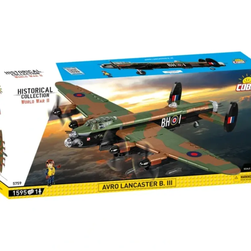 Airplane Model*Cobi 5759 Avro Lancaster B.III "Dambusters" - Miniature Marvels: Airplane Models & Painted Dice