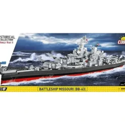 Airplane Model*Cobi 4837 Battleship Missouri (BB-63) - Miniature Marvels: Airplane Models & Painted Dice