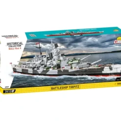 Airplane Model*Cobi 4839 Battleship Tirpitz - Miniature Marvels: Airplane Models & Painted Dice