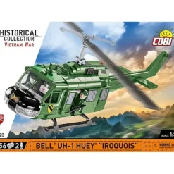 Airplane Model*COBI 2423 Bell UH-1 Huey Iroquois - Miniature Marvels: Airplane Models & Painted Dice