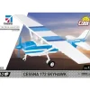 Airplane Model*Cobi 26622 Cessna 172 Skyhawk-White-Blue - Miniature Marvels: Airplane Models & Painted Dice