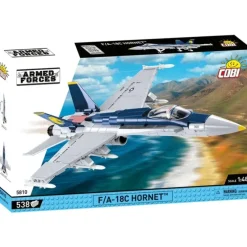 Airplane Model*Cobi 5810 F/A-18C Hornet - Miniature Marvels: Airplane Models & Painted Dice