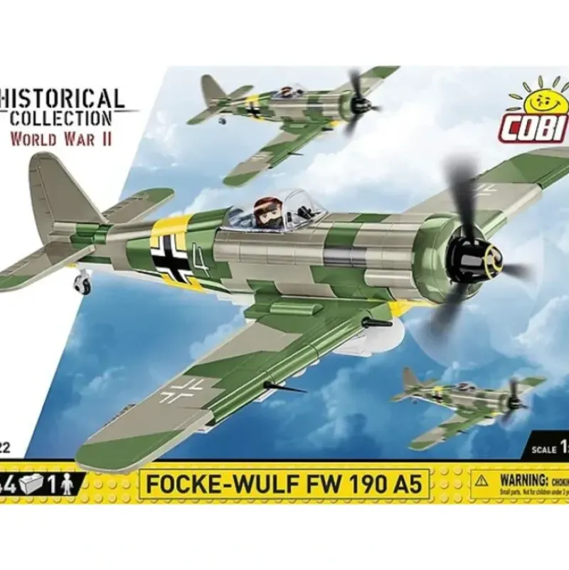 Airplane Model*COBI 5722 Focke - Wulf Fw 190 A5 - Miniature Marvels: Airplane Models & Painted Dice