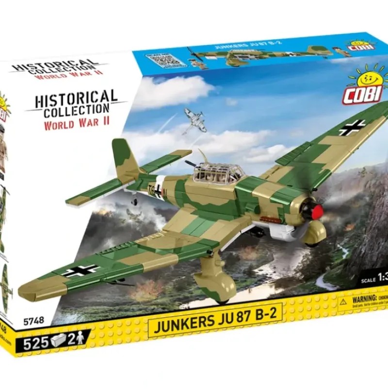 Airplane Model*Cobi 5748 Junkers Ju-87 Stuka - Miniature Marvels: Airplane Models & Painted Dice