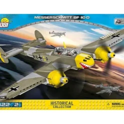 Airplane Model*COBI 5716 Messerschmitt BF 110D - Miniature Marvels: Airplane Models & Painted Dice