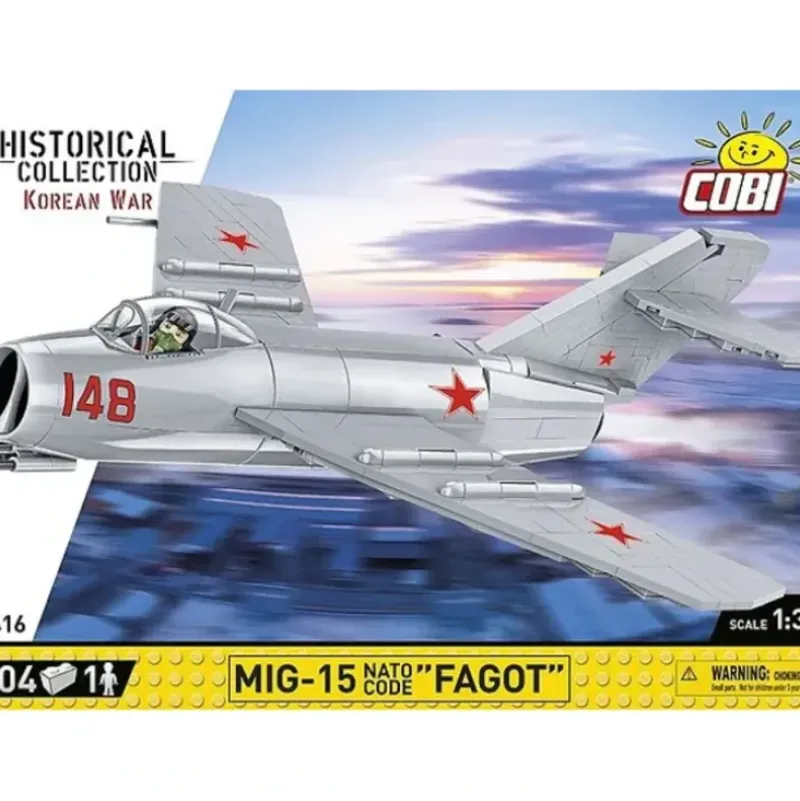 Airplane Model*COBI 2416 Mig-15 Nato Code "Fagot" - Miniature Marvels: Airplane Models & Painted Dice