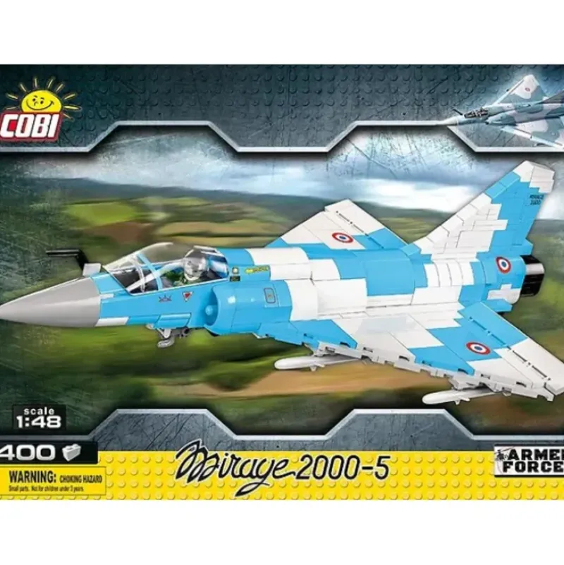 Airplane Model*COBI 5801 Mirage 2000-5 - Miniature Marvels: Airplane Models & Painted Dice