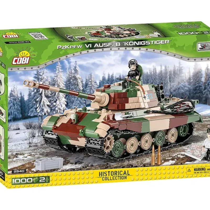 Airplane Model*COBI 2540 Panzerkampfwagen VI Ausf. B Knigstiger - Miniature Marvels: Airplane Models & Painted Dice