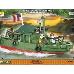Airplane Model*COBI 2238 Patrol Boat River Mk II - Miniature Marvels: Airplane Models & Painted Dice
