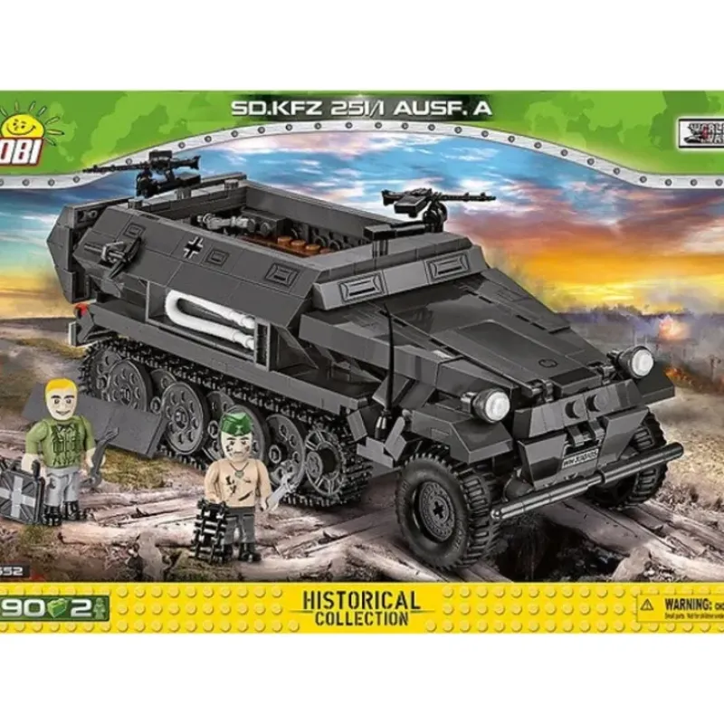 Airplane Model*COBI 2552 Sd.Kfz.251/1 Ausf. A - Miniature Marvels: Airplane Models & Painted Dice