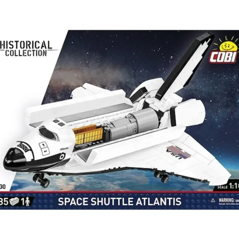 Airplane Model*COBI 1930 Space Shuttle Atlantis - Miniature Marvels: Airplane Models & Painted Dice