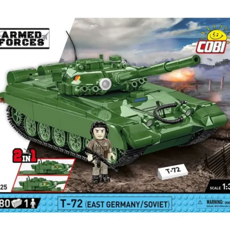 Airplane Model*Cobi 2625 T-72 (East Germany/Soviet) - Miniature Marvels: Airplane Models & Painted Dice