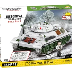 Airplane Model*COBI 2595 T-34/76 mod. 1941/42 - Miniature Marvels: Airplane Models & Painted Dice