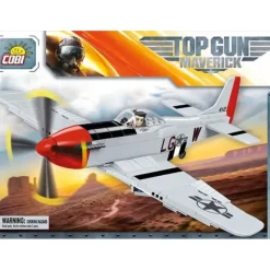 Airplane Model*COBI 5806 Top Gun P-51D Mustang - Miniature Marvels: Airplane Models & Painted Dice