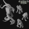 Miniature<Cogmagog Bundle - Miniature Marvels: Airplane Models & Painted Dice