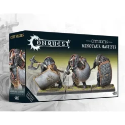 Miniature<Conquest, City States - Minotaur Haspists (PBCS302) LTG CONQ-15158 - Miniature Marvels: Airplane Models & Painted Dice
