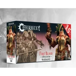 Miniature<Conquest, Dweghom - First Blood Warband (PBW6062) LTG CONQ-15257 - Miniature Marvels: Airplane Models & Painted Dice