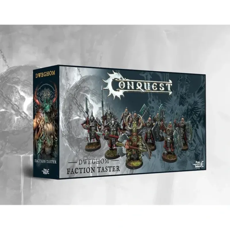 Miniature<Conquest, Faction Taster - Dweghom (PBW6052) LTG CONQ-13321 - Miniature Marvels: Airplane Models & Painted Dice