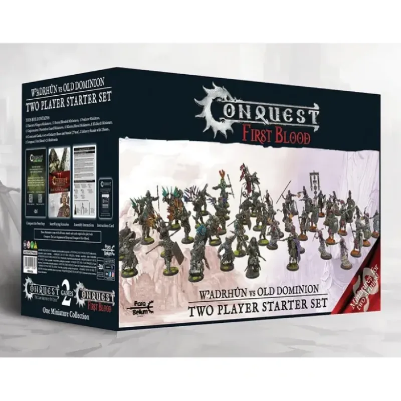 Miniature<Conquest, First Blood - Two player Starter Set (PBW1006) LTG CONQ-13987 - Miniature Marvels: Airplane Models & Painted Dice