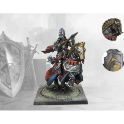 Miniature<Conquest, Hundred Kingdoms - Mounted Noble Lord (PBW7231) LTG CONQ-13147 - Miniature Marvels: Airplane Models & Painted Dice