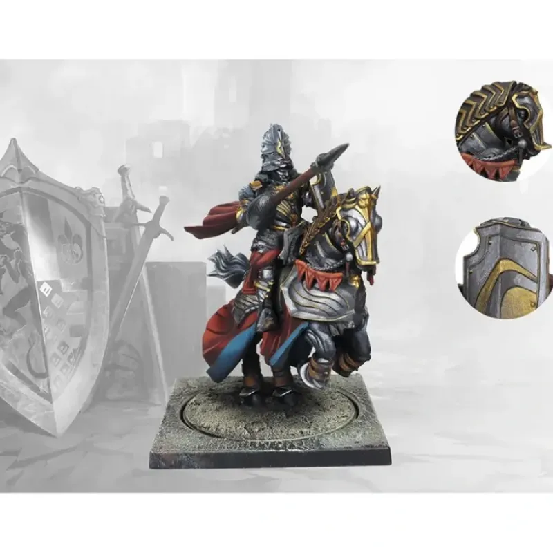 Miniature<Conquest, Hundred Kingdoms - Mounted Noble Lord (PBW7231) LTG CONQ-13147 - Miniature Marvels: Airplane Models & Painted Dice