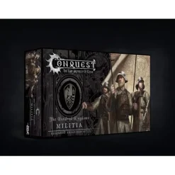 Miniature<Conquest, Hundred Kingdoms - Militia (PBW2225) LTG CONQ-10535 - Miniature Marvels: Airplane Models & Painted Dice