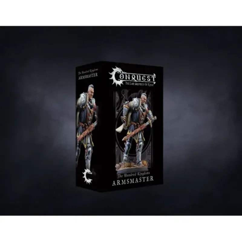 Miniature<Conquest, Hundred Kingdoms - Armsmaster (PBW7228) LTG CONQ-12386 - Miniature Marvels: Airplane Models & Painted Dice