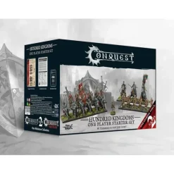 Miniature<Conquest, Hundred Kingdoms- One Player Starter Set (PBW6055) LTG CONQ-13017 - Miniature Marvels: Airplane Models & Painted Dice