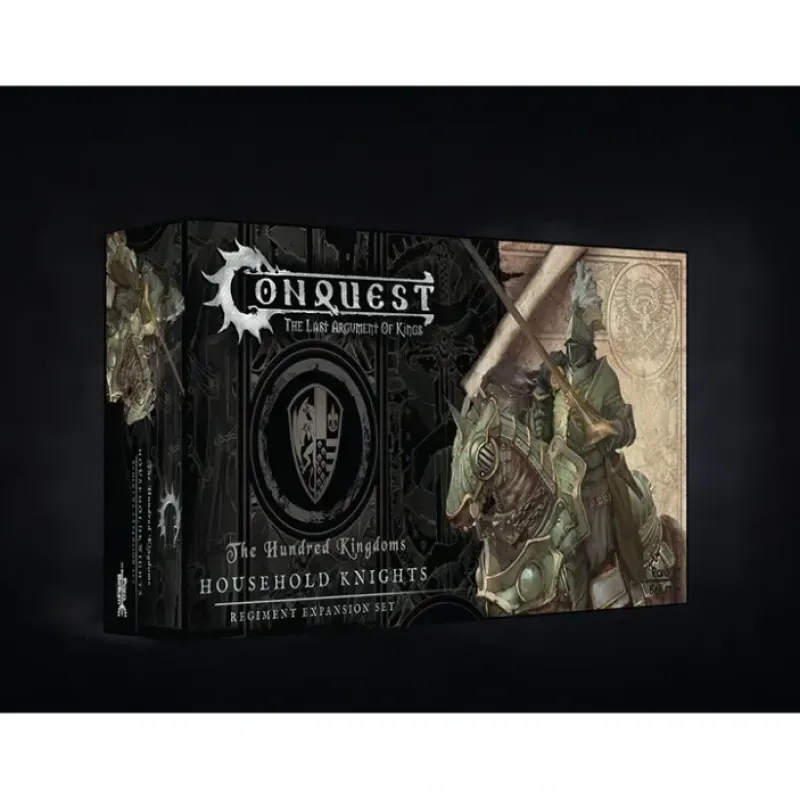 Miniature<Conquest, Hundred Kingdoms - Household Knights (PBW2224) LTG CONQ-10047 - Miniature Marvels: Airplane Models & Painted Dice