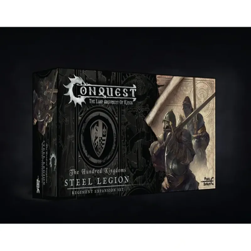Miniature<Conquest, Hundred Kingdoms - Steel Legion (PBW2221) LTG CONQ-10054 - Miniature Marvels: Airplane Models & Painted Dice