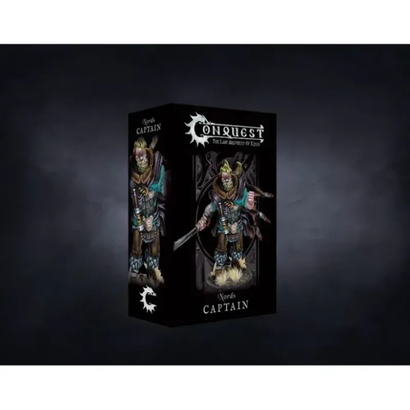Miniature<Conquest, Nords - Captain (PBW7414) LTG CONQ-10955 - Miniature Marvels: Airplane Models & Painted Dice