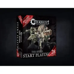 Miniature<Conquest, Spires Start Playing Holiday Set, Wave 1 (PBW6022) LTG CONQ-11785 - Miniature Marvels: Airplane Models & Painted Dice