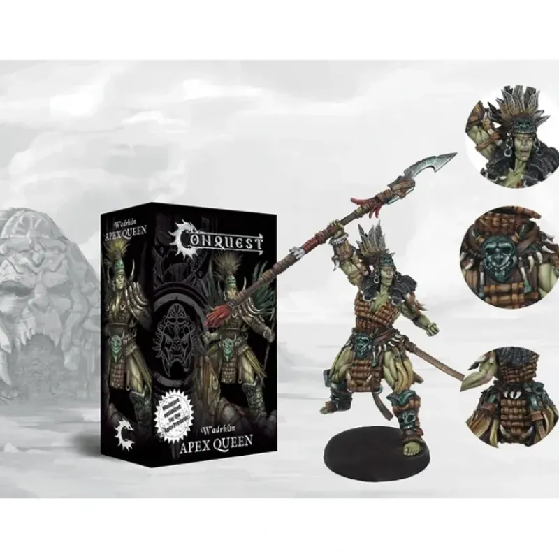 Miniature<Conquest, W'adrhun - Apex Queen (PBW7515) LTG CONQ-12898 - Miniature Marvels: Airplane Models & Painted Dice