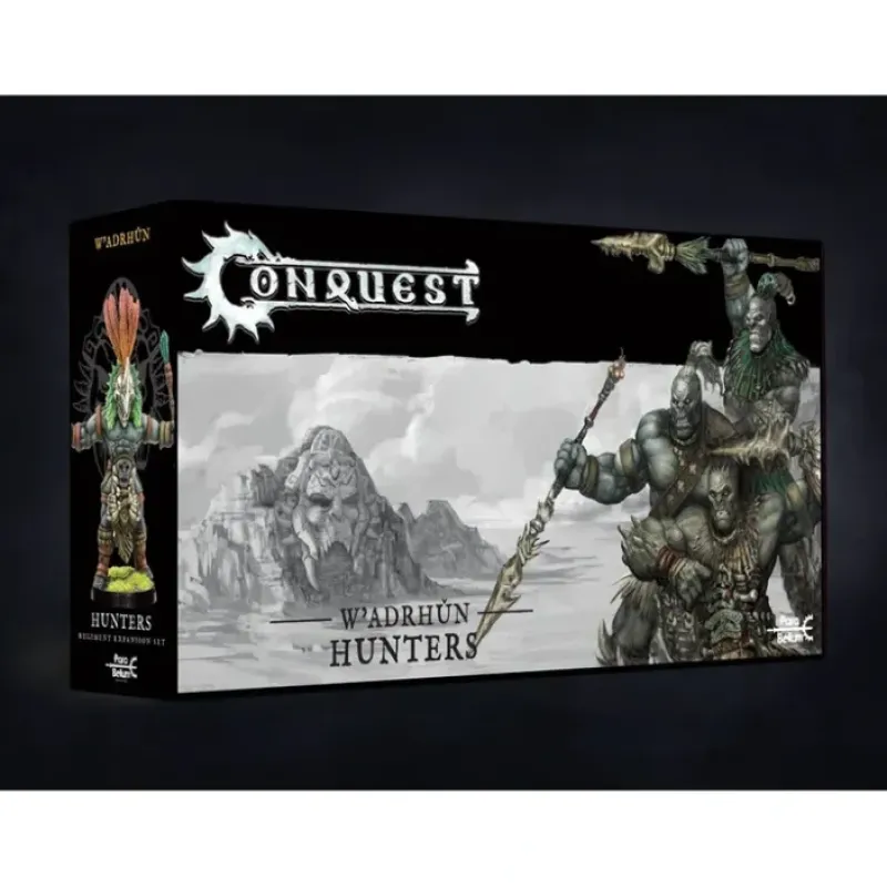 Miniature<Conquest, W'adrhun - Hunters (PBW9005) LTG CONQ-12287 - Miniature Marvels: Airplane Models & Painted Dice