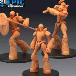 Miniature<Construct Guards - Miniature Marvels: Airplane Models & Painted Dice