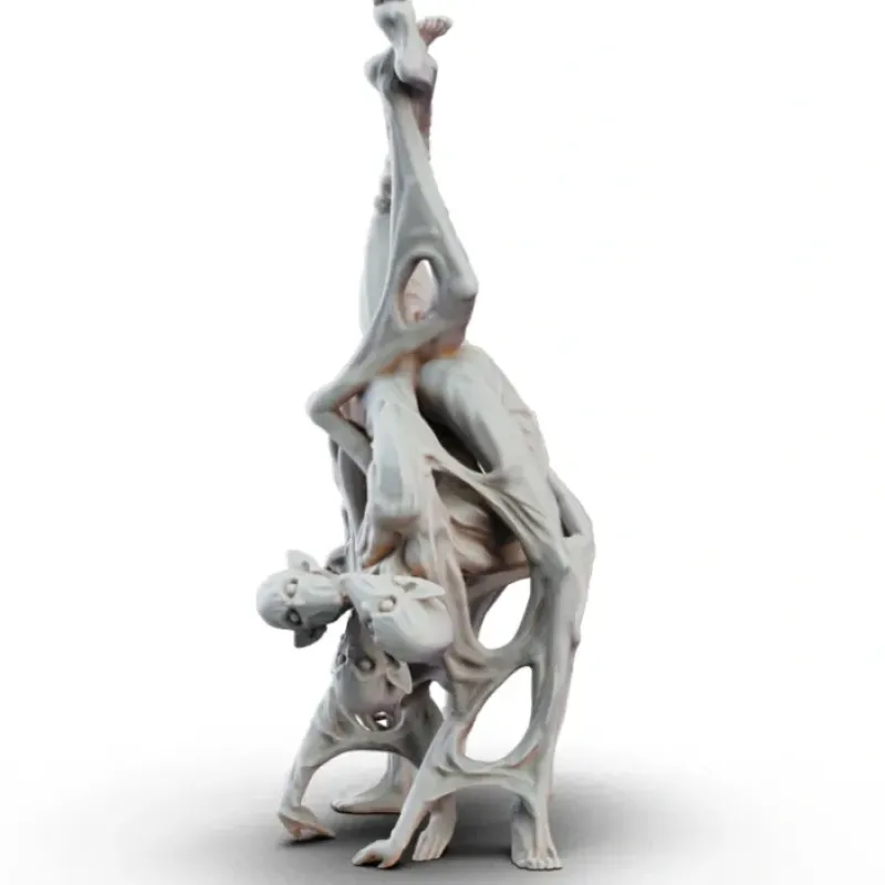 Miniature<Contortionist - Miniature Marvels: Airplane Models & Painted Dice