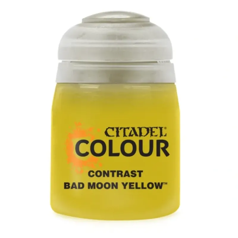 Paint<CONTRAST: BAD MOON YELLOW (18M - Miniature Marvels: Airplane Models & Painted Dice