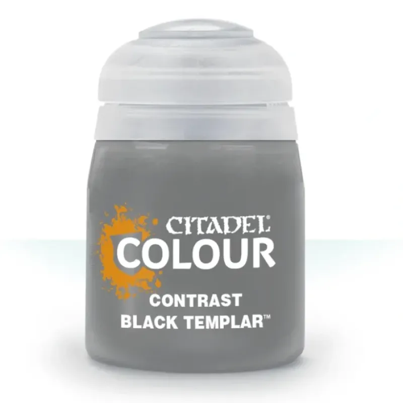 Paint<CONTRAST: BLACK TEMPLAR (18ML) - Miniature Marvels: Airplane Models & Painted Dice