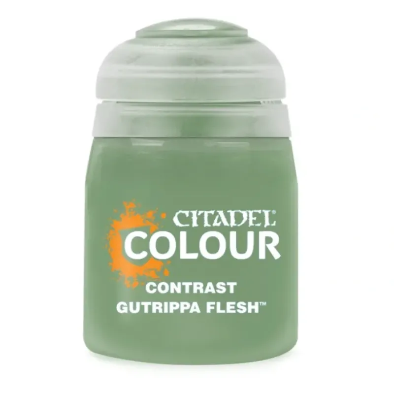 Paint<CONTRAST: GUTRIPPA FLESH (18ML) - Miniature Marvels: Airplane Models & Painted Dice