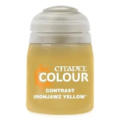 Paint<CONTRAST: IRONJAWZ YELLOW (18M - Miniature Marvels: Airplane Models & Painted Dice