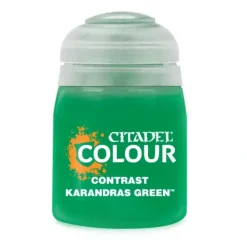 Paint<CONTRAST: KARANDRAS GREEN (18ML) - Miniature Marvels: Airplane Models & Painted Dice