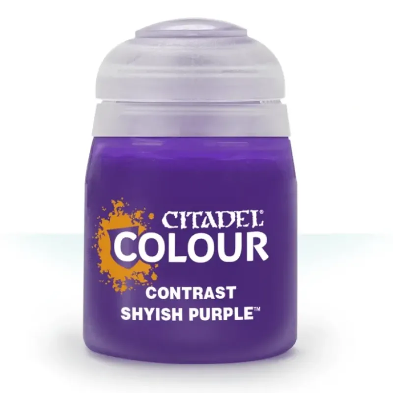 Paint<CONTRAST: SHYISH PURPLE (18ML) - Miniature Marvels: Airplane Models & Painted Dice