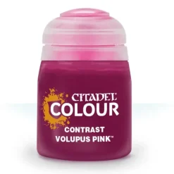 Paint<CONTRAST: VOLUPUS PINK (18ML) - Miniature Marvels: Airplane Models & Painted Dice