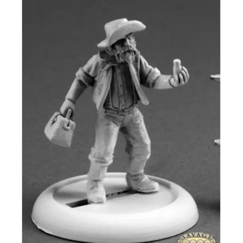 Miniature<Coot Jenkins, Prospector: Savage Worlds RPR 59016 - Miniature Marvels: Airplane Models & Painted Dice