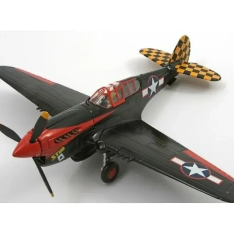 Airplane Model*Corgi A35214 1:72 Curtiss P-40F Warhawk USAAF 325th FG Checkertails, "Stud", Robert Baseler - Miniature Marvels: Airplane Models & Painted Dice