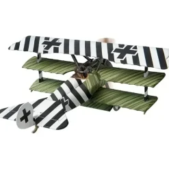 Airplane Model*Corgi AA38305 1:48 Fokker Dr.I Triplane Luftstreitkrafte Jasta 6, Hans Kirschstein, Cappy, France, April 1918 - Miniature Marvels: Airplane Models & Painted Dice