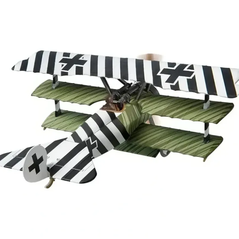 Airplane Model*Corgi AA38305 1:48 Fokker Dr.I Triplane Luftstreitkrafte Jasta 6, Hans Kirschstein, Cappy, France, April 1918 - Miniature Marvels: Airplane Models & Painted Dice
